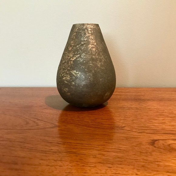 glass painted decorative vase - Picture 1 of 2